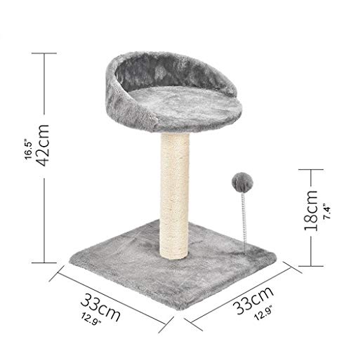 Patio de juegos para gatos Cat Scratcher, árbol del gato, gato de la torre gatito sisal gato arañar puestos, Condo casa del juego de la plataforma de salto, Cat Activity Centre Parque infantil para ga