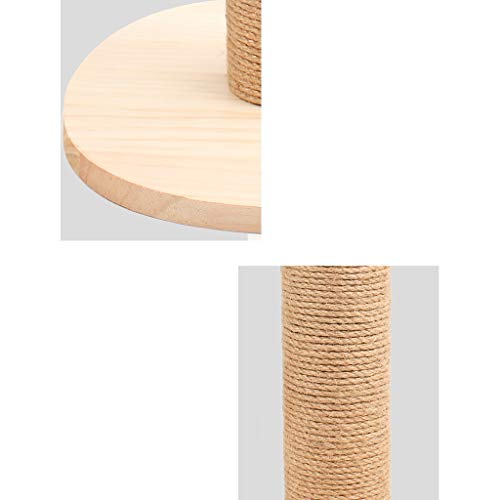 Patio de Juegos para Gatos Gato rasguño Poste, Gatito rasguño Poste con Pelota Colgante, Palo Durable del raspador del Gato con la Cuerda de sisal Parque Infantil para Gatos (Color : A)