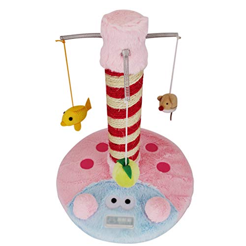 Patio de Juegos para Gatos Pequeño Sisal Cat Stimbating Marco Scratcher Columna Marco de Columna Home Pet Products Crawl Tool Cat Tree Cat Agarra Soporte Cat Tower Parque Infantil para Gatos