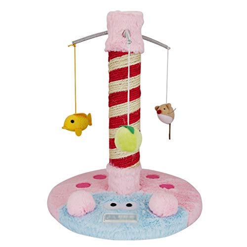 Patio de Juegos para Gatos Pequeño Sisal Cat Stimbating Marco Scratcher Columna Marco de Columna Home Pet Products Crawl Tool Cat Tree Cat Agarra Soporte Cat Tower Parque Infantil para Gatos