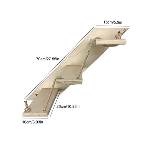 PERFECTHA Plataforma De Percha Para Gatos Estante Para Escalar Escalera De Gato Montada En La Pared Escalera De Árbol Para Gatos Montada En La Pared Centros De Actividades Muebles De Juego Para gently