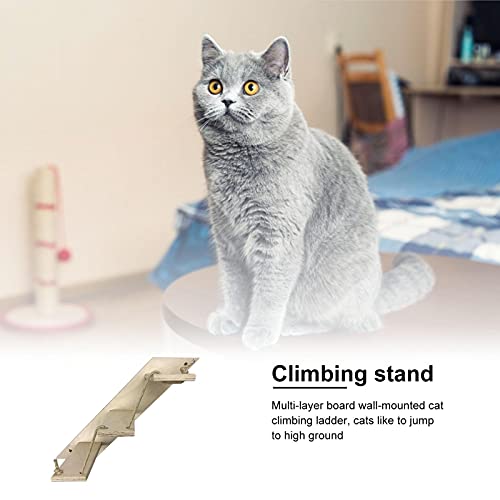 PERFECTHA Plataforma De Percha Para Gatos Estante Para Escalar Escalera De Gato Montada En La Pared Escalera De Árbol Para Gatos Montada En La Pared Centros De Actividades Muebles De Juego Para gently