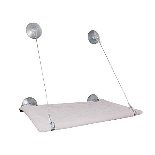 Pet Prime - Hamaca para ventana de gato, hamaca con ventosas extraíbles, para gato, con capacidad para hasta 50 libras