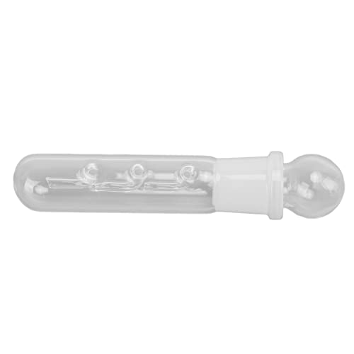 PLYE Trampa de Planaria, Tubo de Trampa de Sanguijuela Planaria de Vidrio Transparente Fácil de Limpiar para Camarones Enanos para Camarones Rojos de para Camarones Cereza(Receptor de 3 Hoyos)