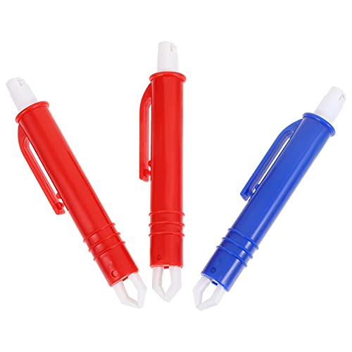 POPETPOP 3Pcs Removedor de Tic Removedor de Mascotas Perros Gatos Garrapatas Removedor de Peine para Perros para Perros Gatos para Los Caballos de Los Humanos Azul Rojo
