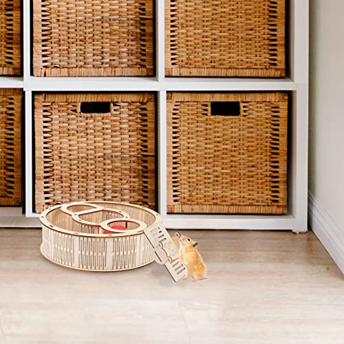 POPETPOP Pequeño Laberinto de Animales Hámster Laberinto Juguete de Madera Hámster Laberinto Juguete Creativo Hámster Laberinto Juguete Mascota Ejercicio Juguete