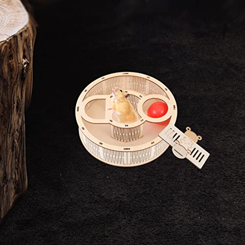 POPETPOP Pequeño Laberinto de Animales Hámster Laberinto Juguete de Madera Hámster Laberinto Juguete Creativo Hámster Laberinto Juguete Mascota Ejercicio Juguete
