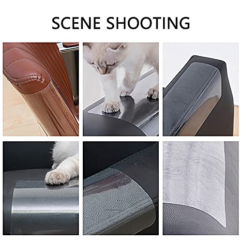 Prasacco 2 unids/lote sofá gato arañazos guardias Mat gato raspador muebles sofá protector gato rasguño adhesivo flexible vinilo pata almohadillas con 10 clavos