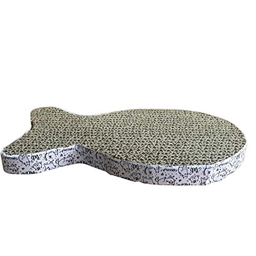 QWEQWE Juguetes Mascotas Gato rasguño Pad Gato Corrugado Almohadilla rasguños de rasguños de Gatito Cojín de Papel Corrugado Cats de Pulido raspador de Clavo Juguete Mascota (Color : As Shown)