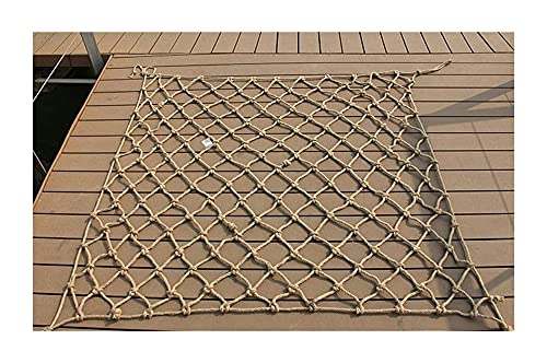 Red protectora de cuerda de cáñamo, red de seguridad tejida for gatos y mascotas for niños, red de partición de cercas decorativas, redes de carga automotrices red gatos ( Size : 1*1m(3*3ft) )