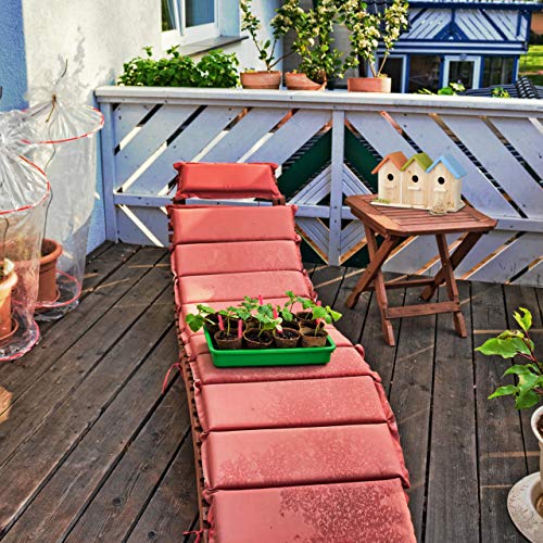 Relaxdays Caja Nido Decorativa, Madera, Multicolor, S (Paquete de 1)