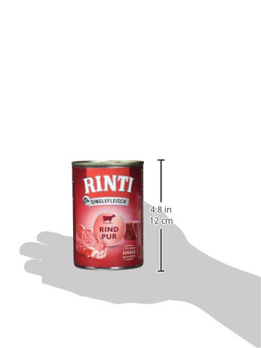 RINTI Carne única Vacuno, 12 x 400 g.