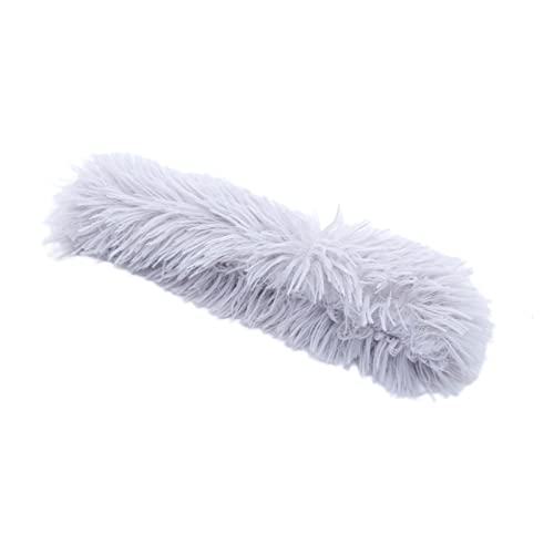 RIsxfh122 Pet Peluche Juguete estrés Alivio Encantador Divertido Gato Juguete Mascota Peluche Juguete Gris Claro