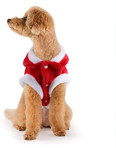 Ropa para perros Navidad Perro Gato Traje de Navidad Abrigo Suéter Papá Noel Traje dibujos animados Sudadera con capucha suave para mascotas Fiesta invierno Ropa vestir Ropa mono XXL