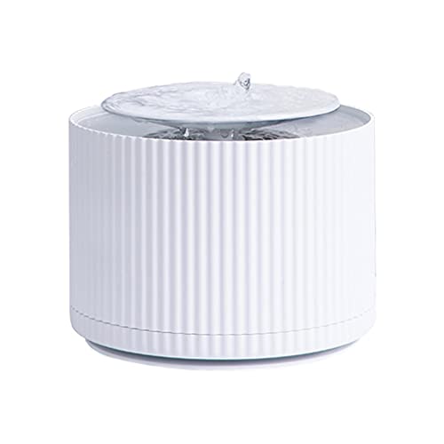 RZZSJ Fuente automática para gatos, bebedero inteligente para mascotas, alimentador de agua para gatos, bebedero para cachorros, cuenco para beber de 24 horas, filtros de ciclo de 360 grados, silencio