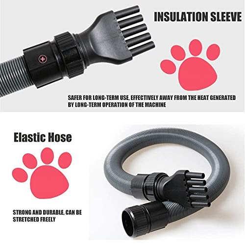 Secador de Pelo para Mascotas de 2200 W, máquina de soplado de Agua, máquina de soplado de Pelo para Perros, Adecuada para Perros y Gatos Grandes y medianos, Velocidad Continua antiescaldami