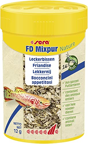 Sera Comida para Peces 01240 FD, 100 ml, Proceso de fabricación sin parásitos ni Agentes patógenos