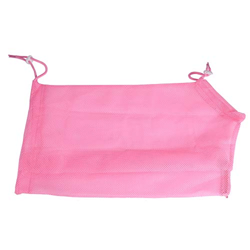 Smandy Bolsa de Aseo para Gatos, 5 Colores Bolsa de baño Multifuncional para Mascotas Bolsa de retención para Gatos Bolsa de Malla Transpirable para el baño de uñas Recorte Limpieza de Orejas(Rosado)
