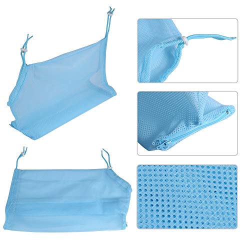 Smandy Bolsa de Aseo para Gatos, 5 Colores Bolsa de baño Multifuncional para Mascotas Bolsa de retención para Gatos Bolsa de Malla Transpirable para el baño de uñas Recorte Limpieza de Orejas(Rosado)