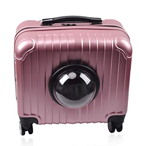 SMEJS Cápsula del Animal doméstico del Portador portátil Burbuja Impermeable Transparente y Transpirable Cachorros de Perro Cápsula Espacial Mochila Caminando Animal Recorrido al Aire Libre