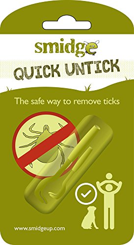 Smidge Quick Untick, Unisex adulto, Eliminador de garrapatas., SMQUT01, verde, n/a