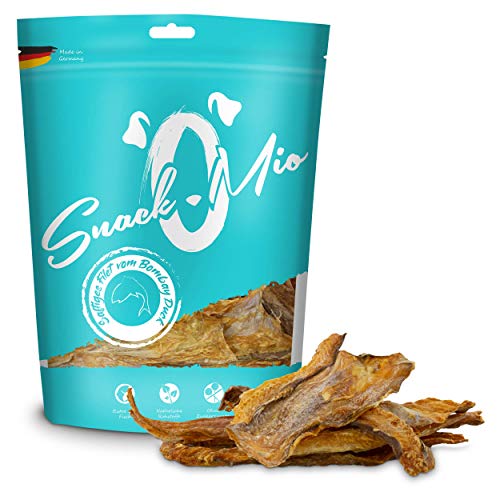 SnackOMio jugoso filete de Bombay Duck premium masticable para perros 200g, SM09023