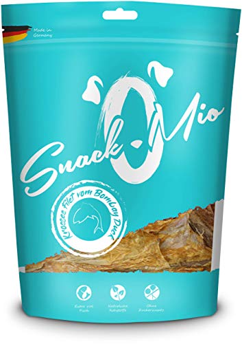 SnackOMio jugoso filete de Bombay Duck premium masticable para perros 200g, SM09023