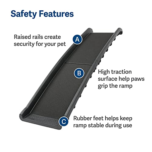 Solvit - Rampa plegable para mascotas PetSafe UltraLite, compacta y ligera