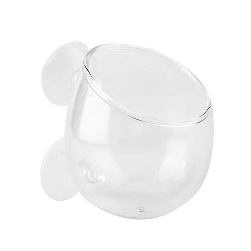 Sora Vaso de Cristal para Plantas acuáticas pequeñas, Maceta para Plantas acuáticas, Maceta para Plantas de Acuario, Taza para Plantas de Acuario, para decoración de acuarios, Accesorios para