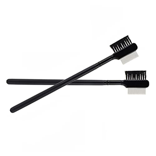 Sraeriot Pet OJE TEP CHOPE Pet TEAGE MANEZA Remover PEH PEAD Grooming Cepillo de Doble Cara para un Perro de Gato pequeño Eliminación de la Corteza Mucus Black Herramienta para Las Mascotas