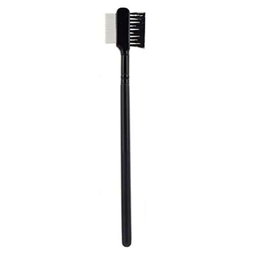 Sraeriot Pet OJE TEP CHOPE Pet TEAGE MANEZA Remover PEH PEAD Grooming Cepillo de Doble Cara para un Perro de Gato pequeño Eliminación de la Corteza Mucus Black Herramienta para Las Mascotas