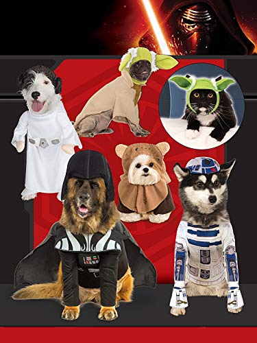 Star Wars - Disfraz R2-D2 para mascota, L (Rubie's Spain 888249-L)