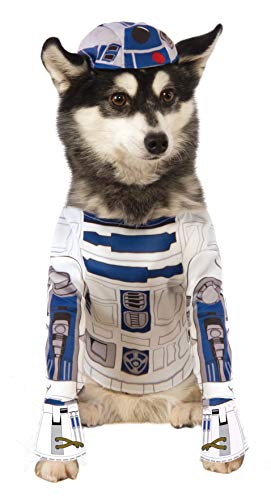 Star Wars - Disfraz R2-D2 para mascota, L (Rubie's Spain 888249-L)