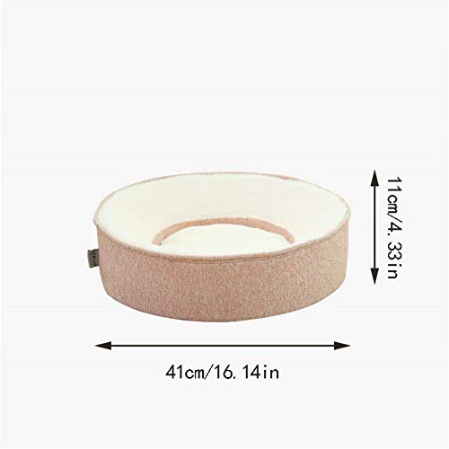 SXDY Cama Redonda para Mascotas, Cama Relajante para Perros, Alivia la ansiedad, Abrazos cálidos, Reduce el Dolor Articular y Muscular Durante el sueño, para Otras Mascotas como Gatos y Perros