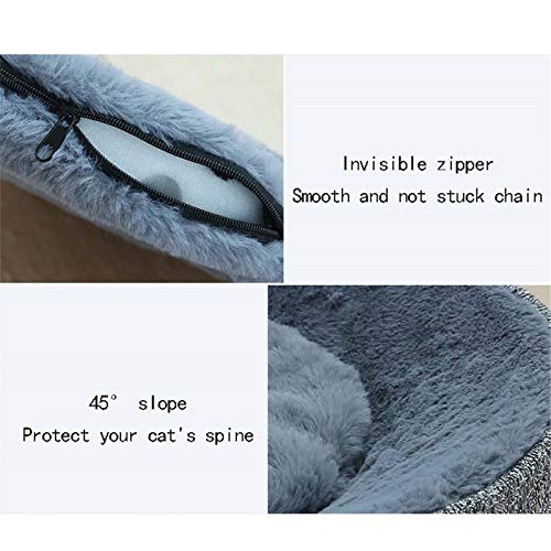 SXDY Cama Redonda para Mascotas, Cama Relajante para Perros, Alivia la ansiedad, Abrazos cálidos, Reduce el Dolor Articular y Muscular Durante el sueño, para Otras Mascotas como Gatos y Perros