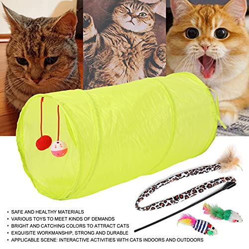 Tenpac Juego Interactivo de Juguetes para Gatos, Juego Seguro de Juguetes con Plumas para Gatos para la mayoría de Las Personas para Gatos