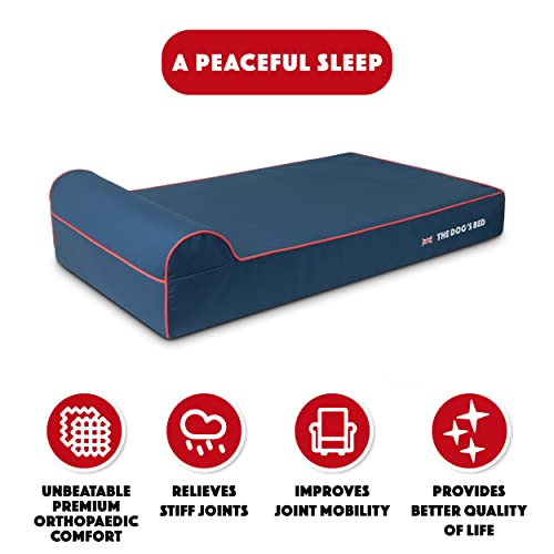 The Dog’s Bed - Cama ortopédica para perro, cama de espuma viscoelástica impermeable prémium