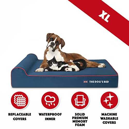 The Dog’s Bed - Cama ortopédica para perro, cama de espuma viscoelástica impermeable prémium
