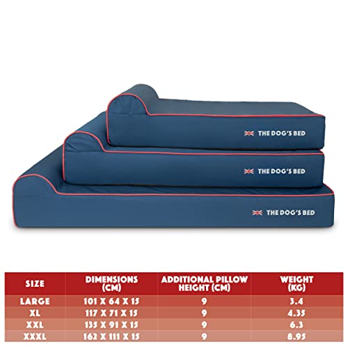 The Dog’s Bed - Cama ortopédica para perro, cama de espuma viscoelástica impermeable prémium