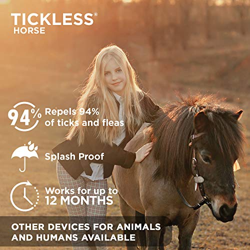 TICKLESS HORSE Dispositivo ultrasónico repelente de garrapatas y pulgas - Marrón