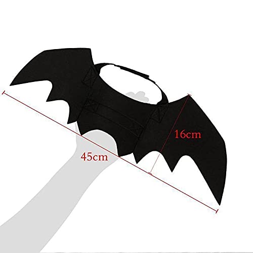 TOSISZ Lindo Disfraz de Gato de Halloween Pequeño Gato para Mascotas Alas de murciélago Alas de Gato de Halloween Accesorios para Gatos de Halloween 2018 Decoraciones de Halloween-Zafiro Profundo