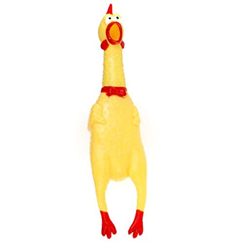 U-M Gritando pollo divertido grito de pollo juguete vocal juguete para mascotas para niños o adultos, 1 unids