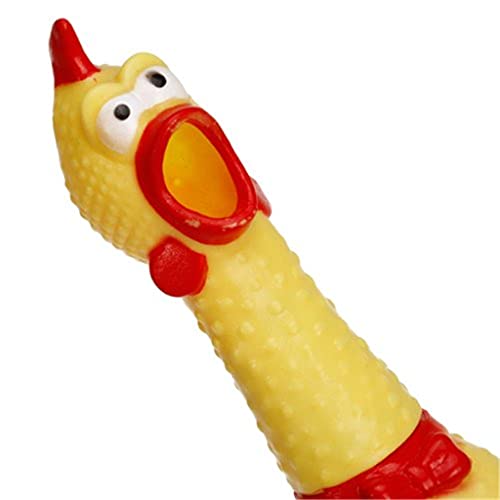 U-M Gritando pollo divertido grito de pollo juguete vocal juguete para mascotas para niños o adultos, 1 unids