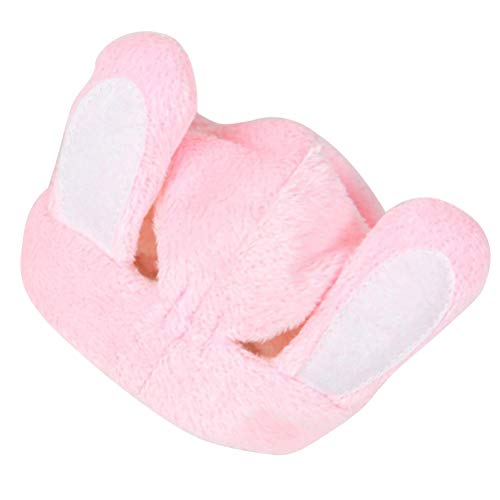UKCOCO Disfraz de Gato Adorable Sombrero de Orejas de Conejo para Perros, Tocado para Mascotas, Gorro Decorativo para Fiestas, Accesorio para Fotos para Cachorros de Perro (Pink- M)