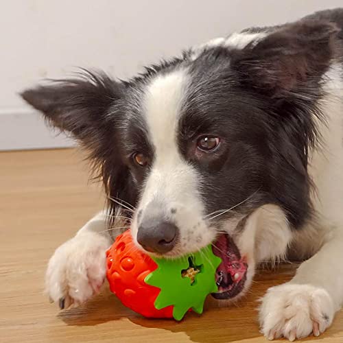 UOGAR Juguete para Masticar Frutas para Perros - Juguetes para Perros duraderos e indestructibles - Juguetes para Masticar para Perros Grandes y medianos - Juguete Interactivo para Perros no tóxico