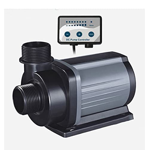 Variable Flow DC Aquarium Pump Marine Freshwater Controllable Pump Jet Pumps Submersible Water Pump Boat Bilge Pump (Color : Black Power : DCS12000) (Black DCS1200)