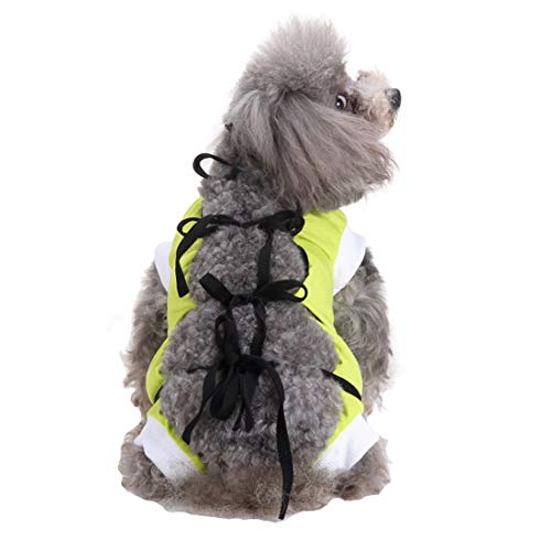 VICTORIE Mascotas Trajes de recuperación quirúrgica Ropa Chaleco de recuperación pequeños Gatos y Perros Verde S