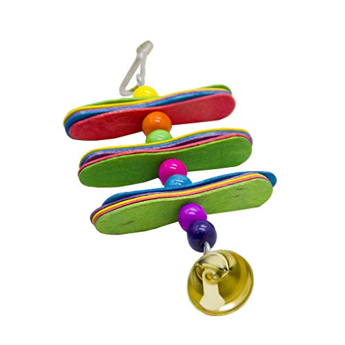 WT-DDJJK Juguetes para pájaros Flower Power Bird Toy Parrot Cage Toys Cockatiel parrotlet jaulas