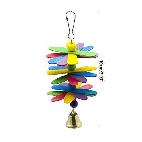 WT-DDJJK Juguetes para pájaros Flower Power Bird Toy Parrot Cage Toys Cockatiel parrotlet jaulas