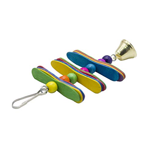 WT-DDJJK Juguetes para pájaros Flower Power Bird Toy Parrot Cage Toys Cockatiel parrotlet jaulas